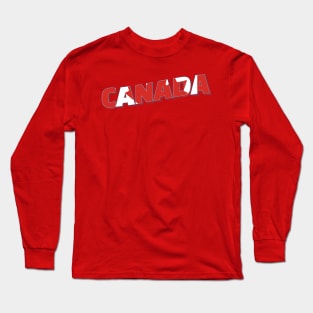 Canada Vintage style retro souvenir Long Sleeve T-Shirt